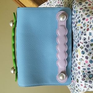 Play No More clutch and crossbody bag